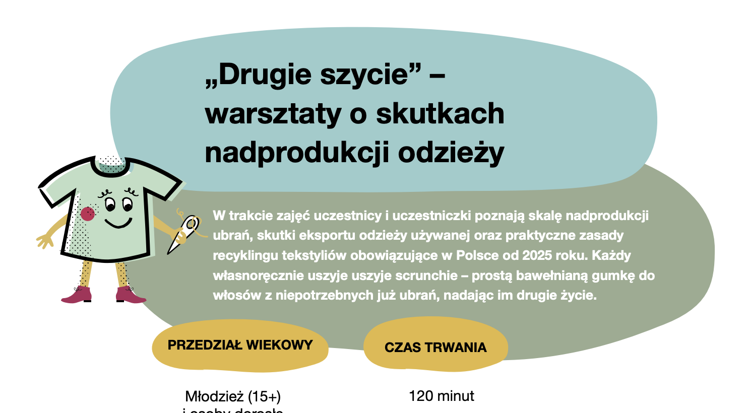 „Drugie szycie” – warsztaty o skutkach nadprodukcji odzieży