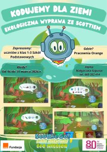 Plakat informacyjny - kodujemy dla ziemi.