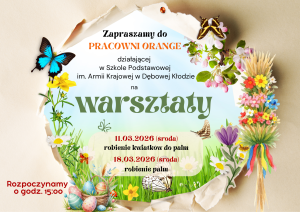Zaproszenia na wiosenne warsztaty