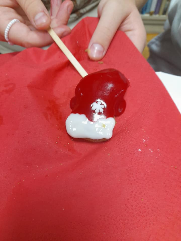 ciastko w kolorach flagi Polski