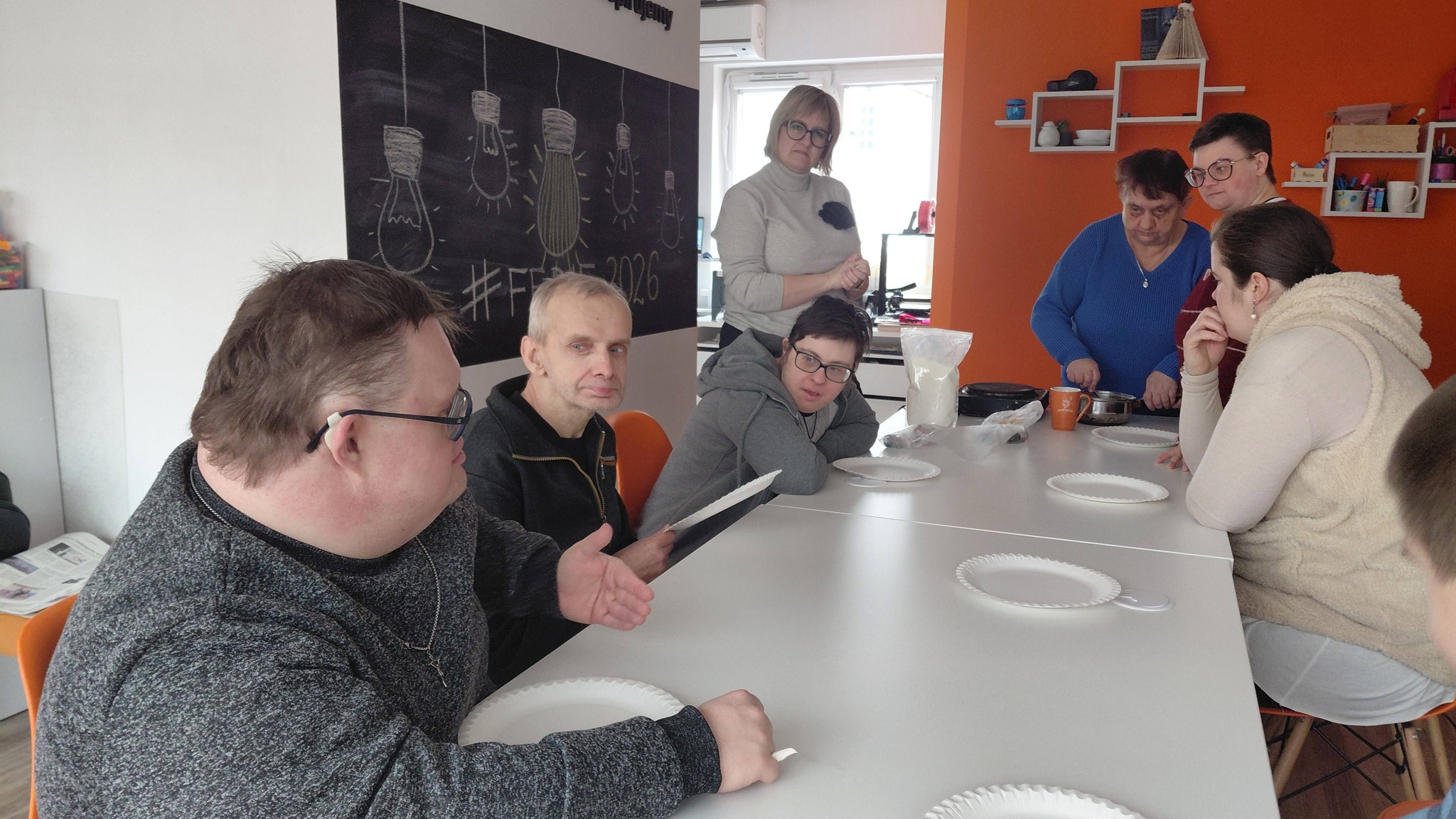 rozmowy uczestników