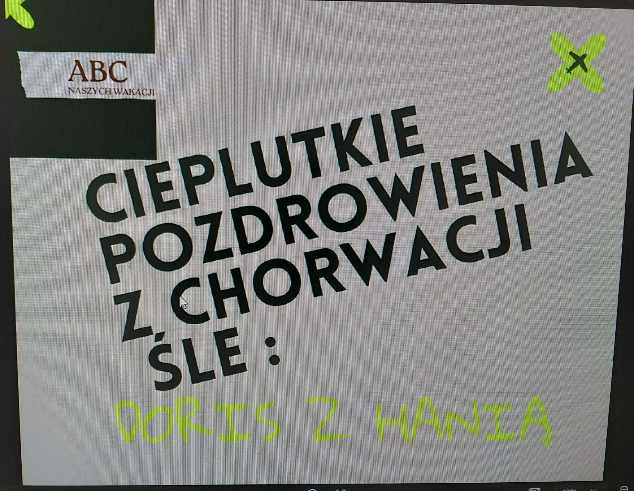 zdjęcie gotowej kartki