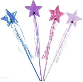 grafika przedstawiająca cztery kolorowe różdżki