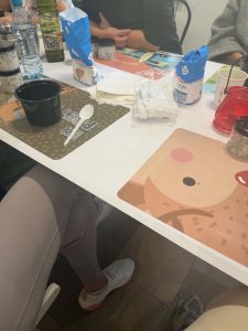 Stół podkładka akcesoria do warsztatów -cukier oleje