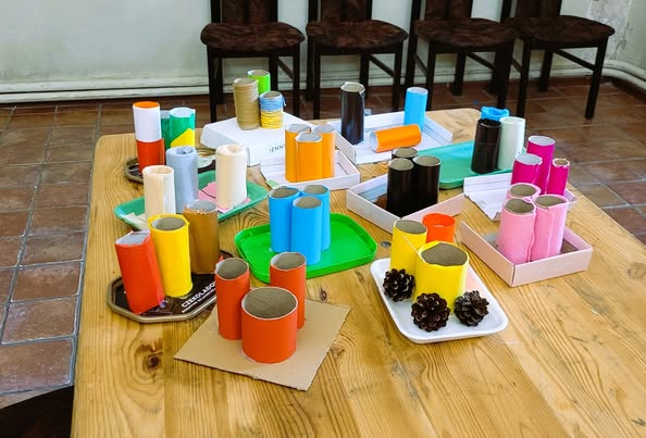 Stworzone na zajęciach przyborniki