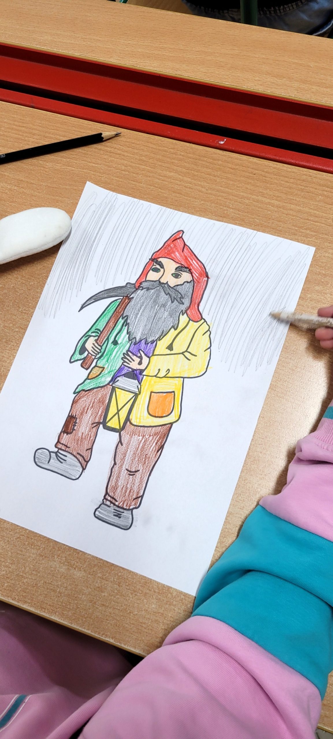 rysunek na kartce papieru
