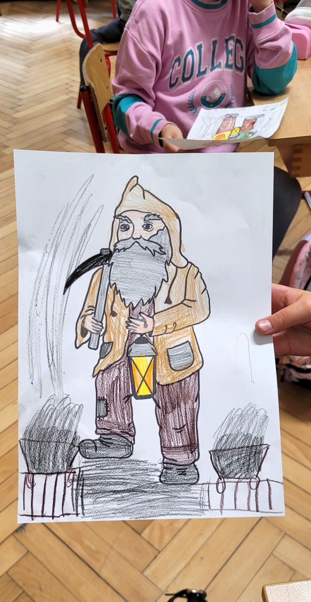 rysunek na kartce papieru