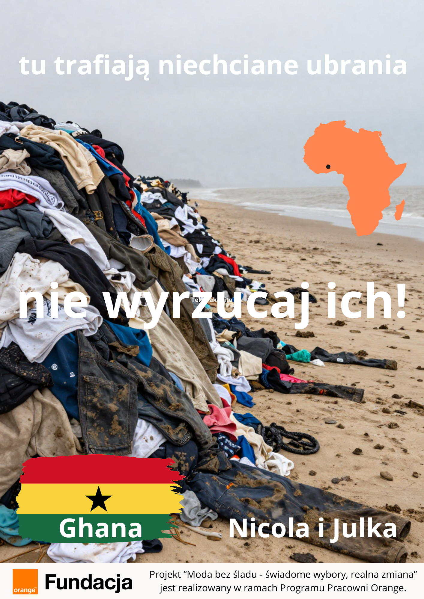 Plakat wykonany przez uczestników warsztatów