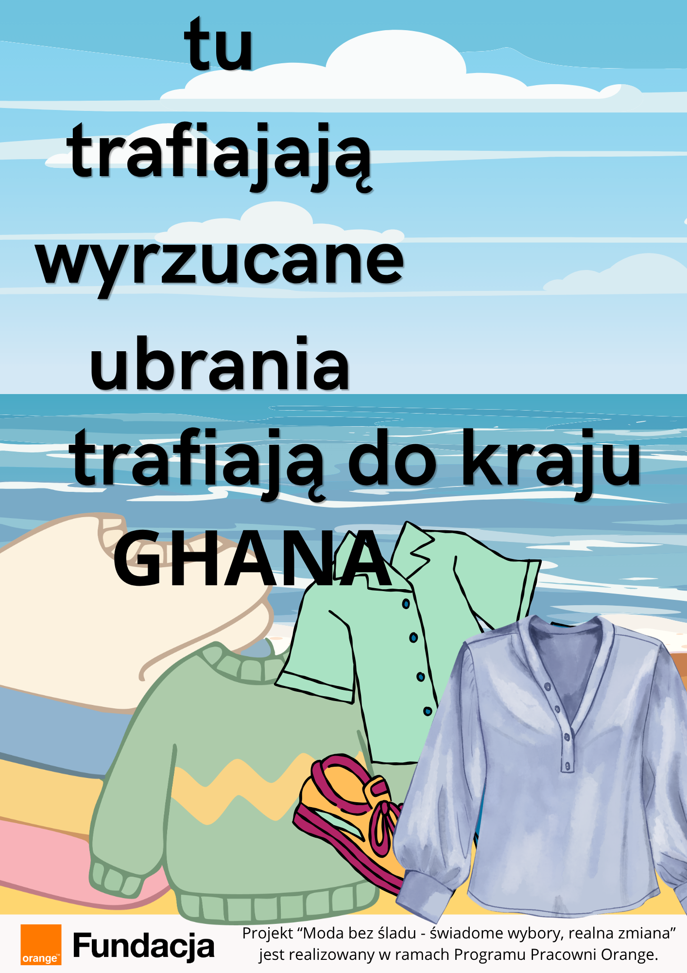 Plakat wykonany przez uczestników warsztatów