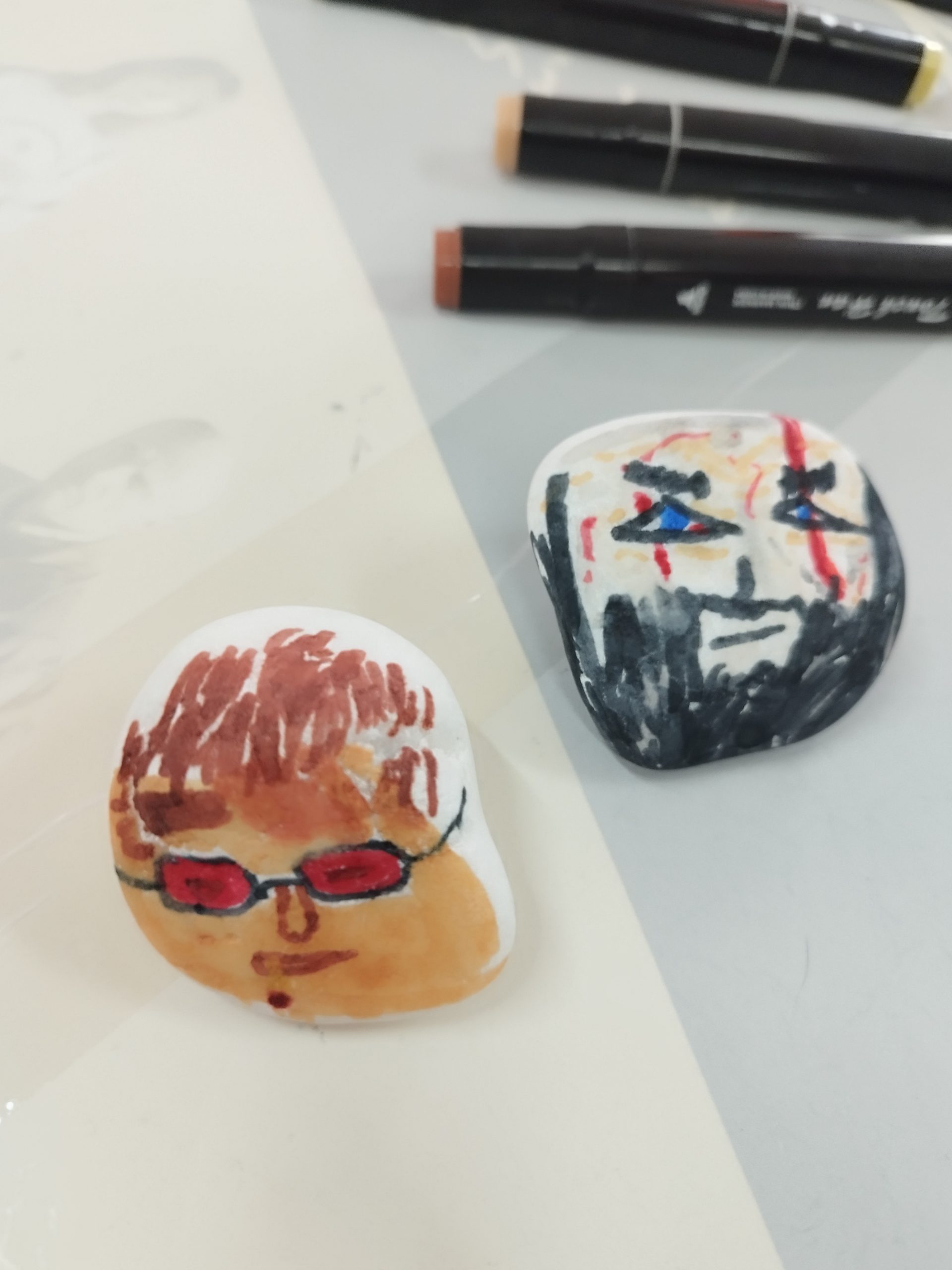 Pomalowane kamyczki