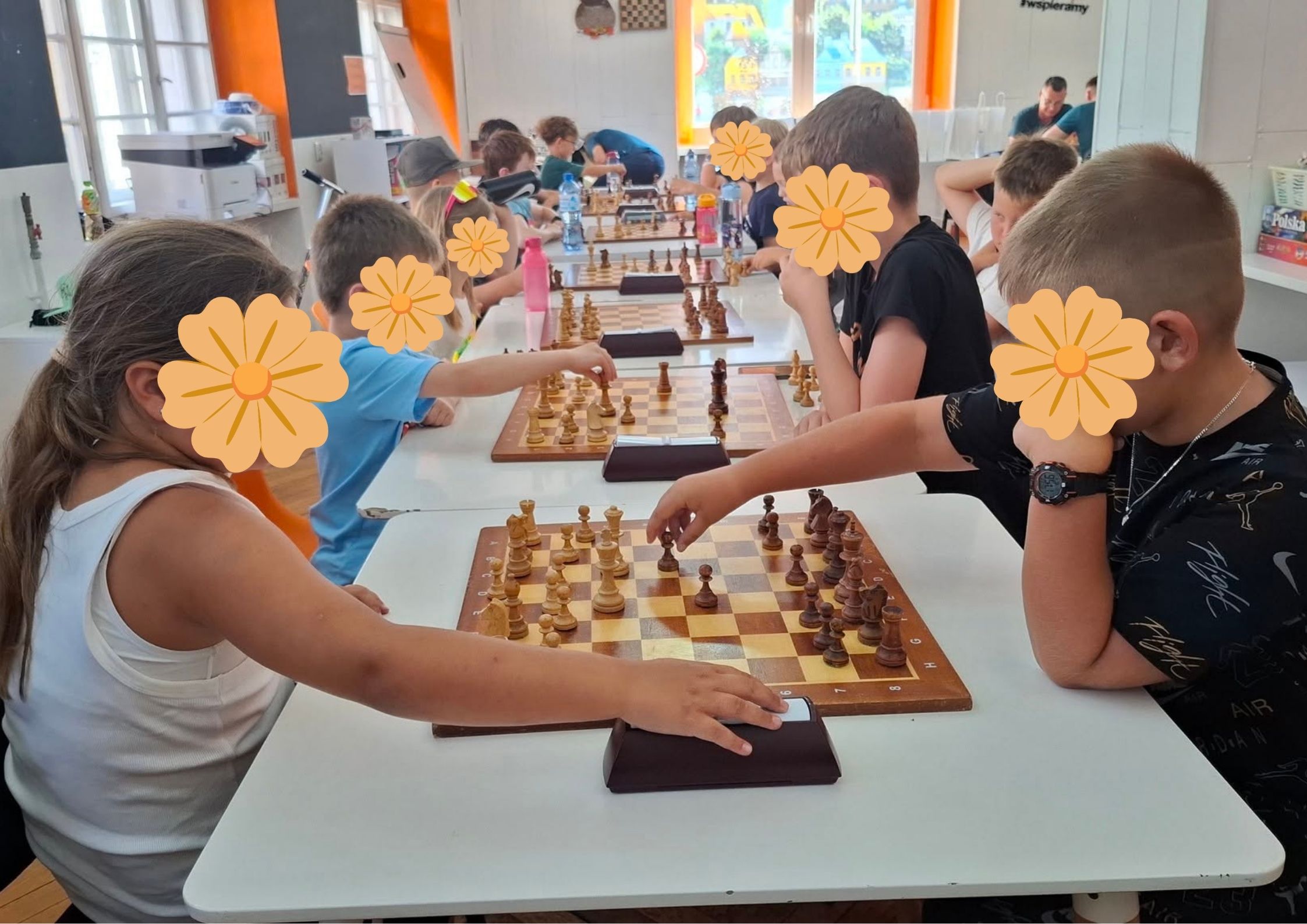Na zdjęciu widać uczestników Grand Prix Juniorów w Szachach Szybkich