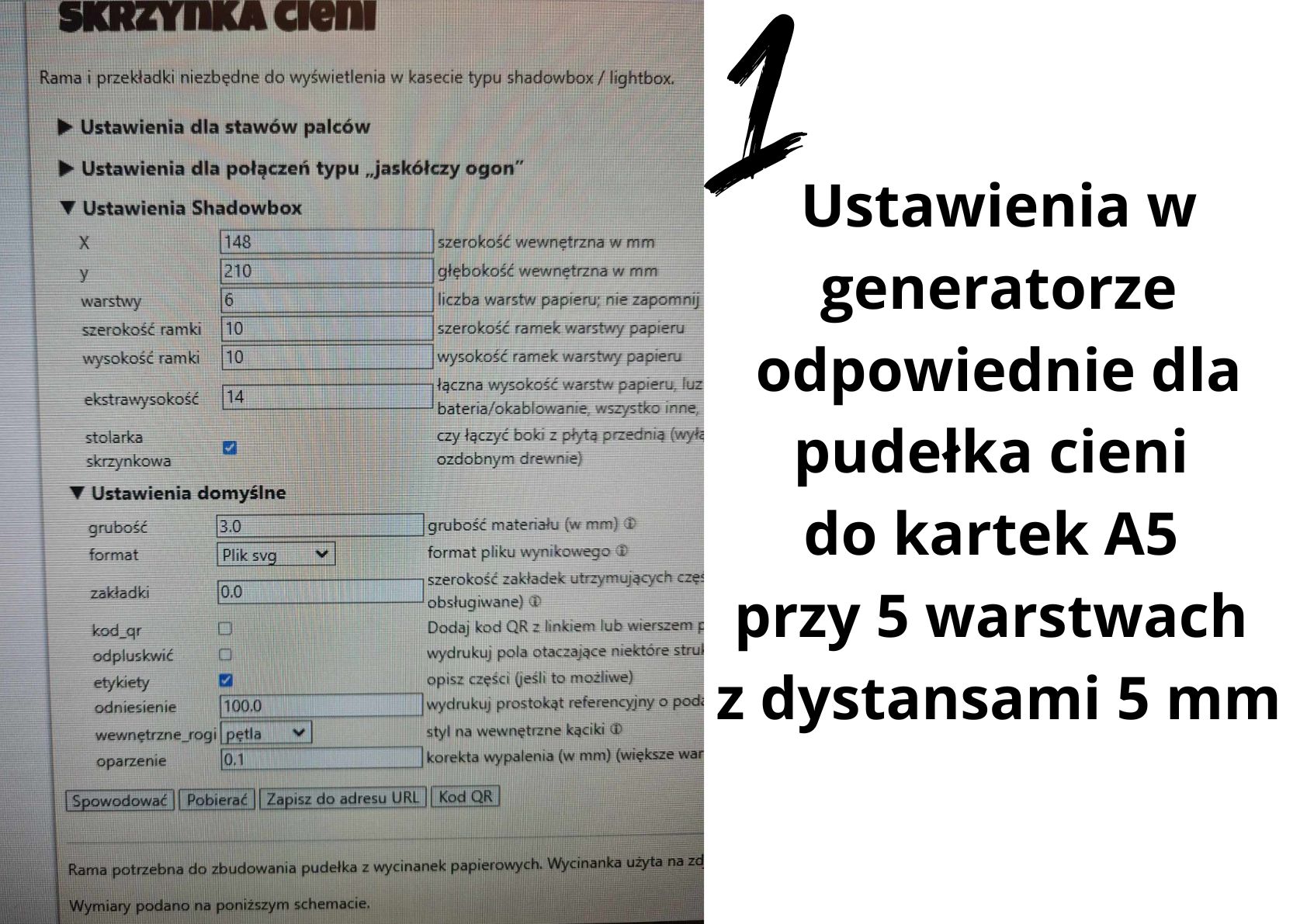 Instrukcja powstawania pudełka cieni