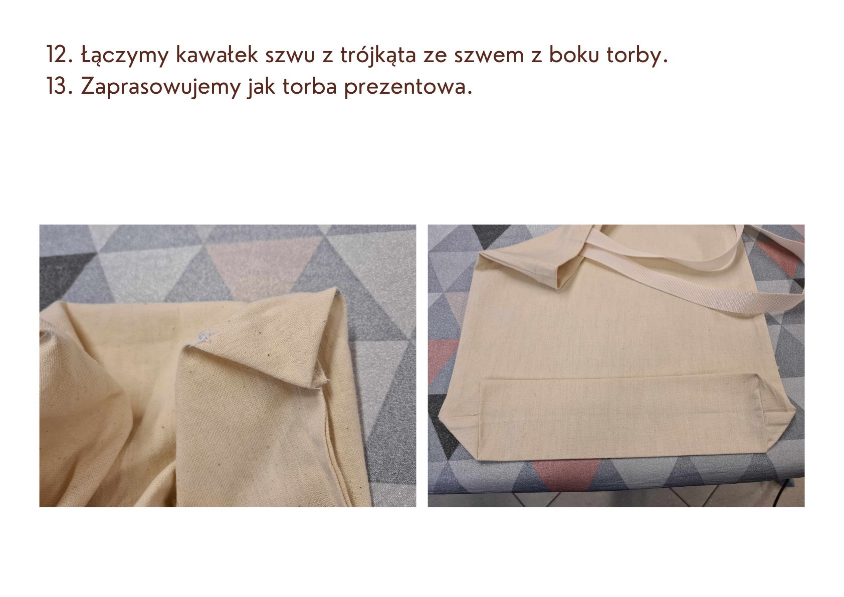 Instrukcja szycia torby krok po kroku