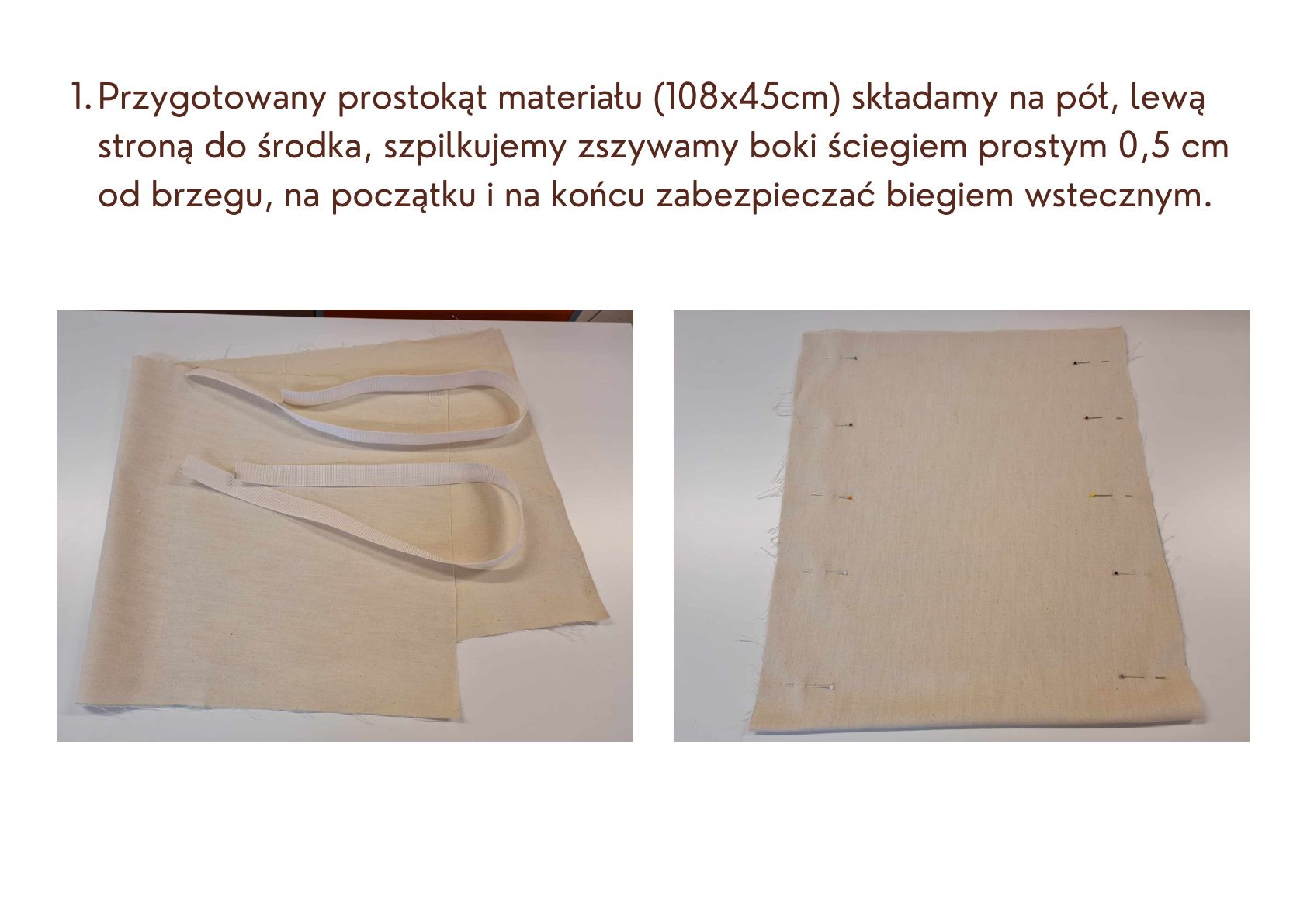 Instrukcja szycia torby krok po kroku