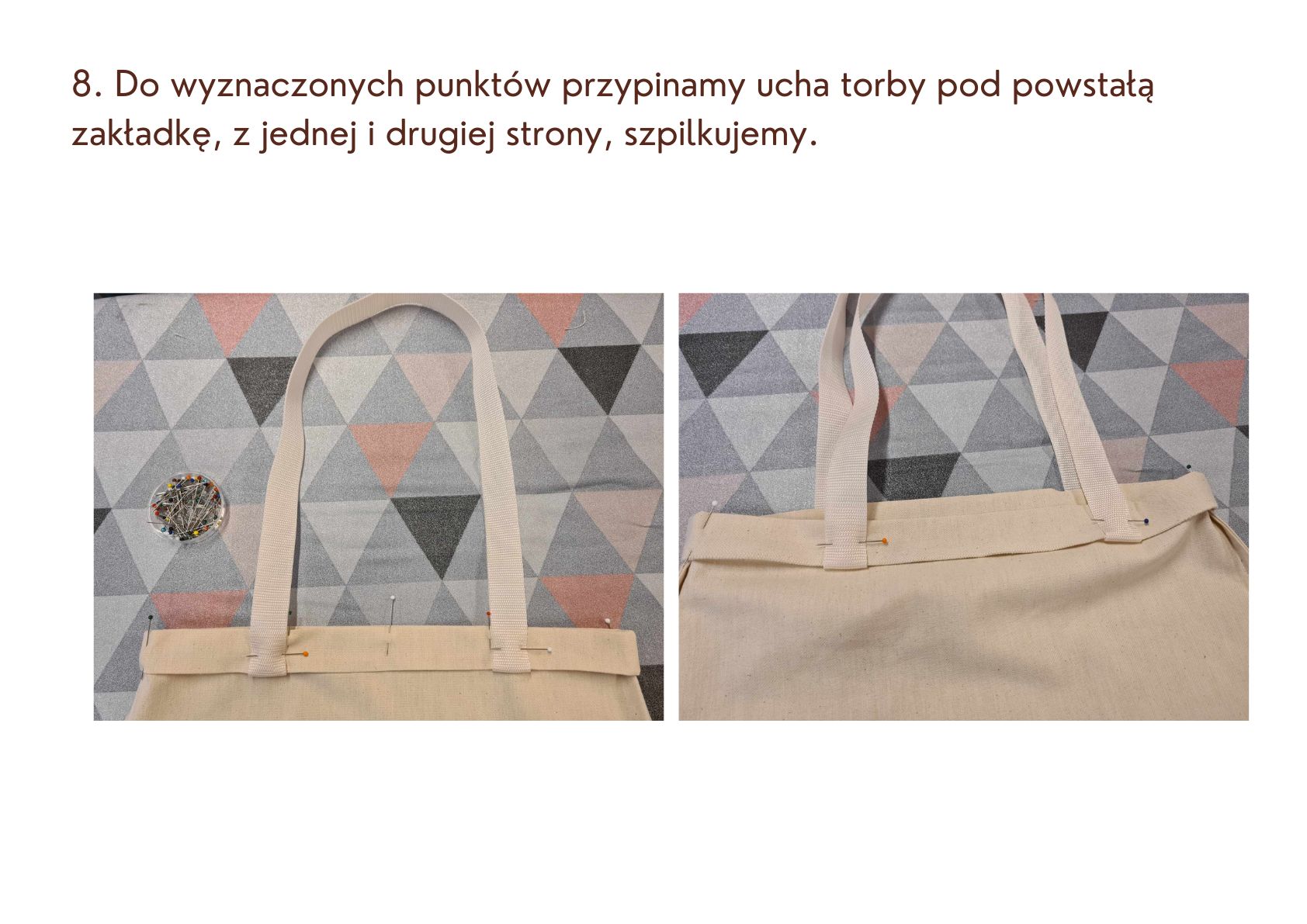 Instrukcja szycia torby krok po kroku