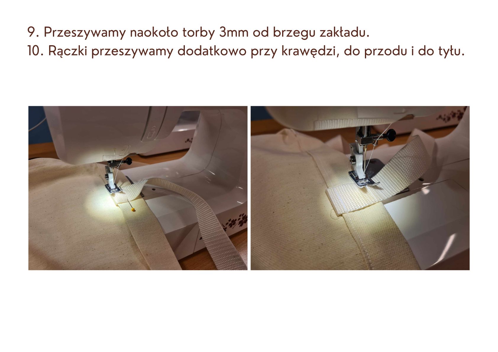 Instrukcja szycia torby krok po kroku