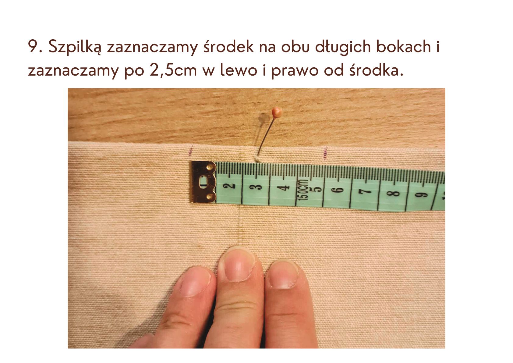 Instrukcja krok po kroku ze zdjęciami jak uczyć torbę na talerz