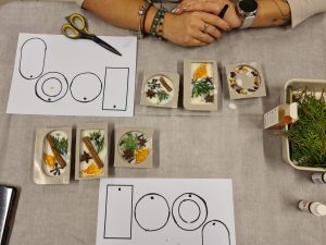 Świąteczne tabliczki florenckie w foremkach z pomarańczą, cynamonem i anyżem.