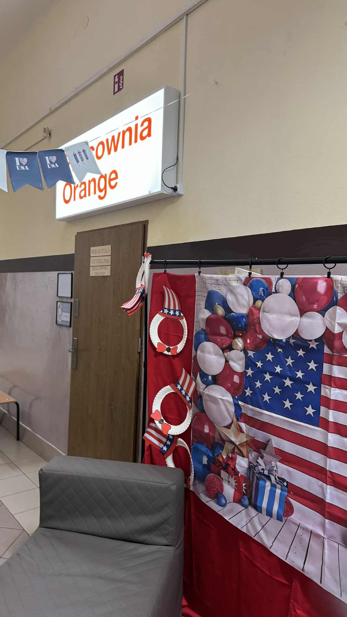 Wystawa przy Pracowni z okazji Dni Amerykańskich.