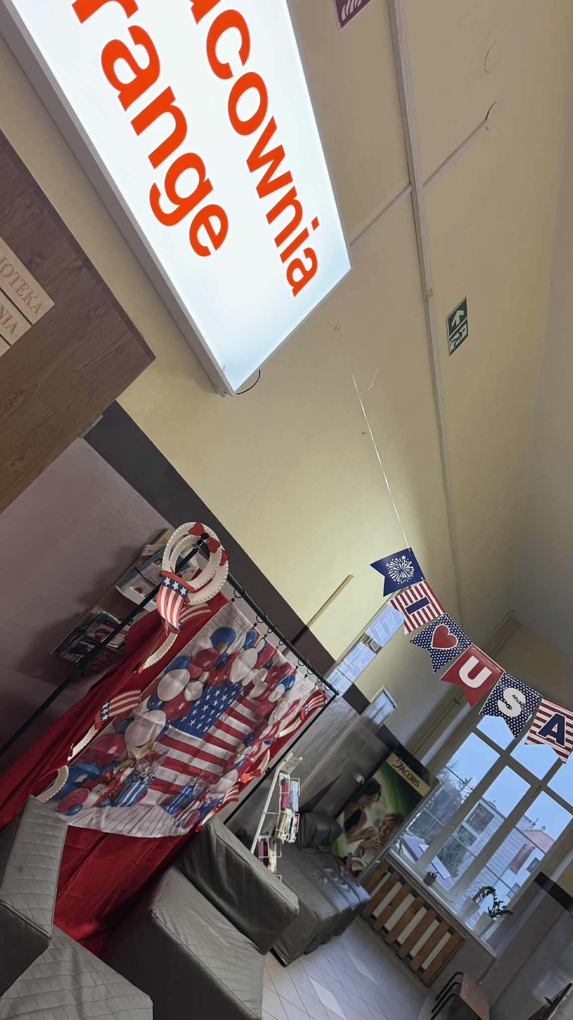 Amerykańska przestrzeń przy Pracowni Orange.