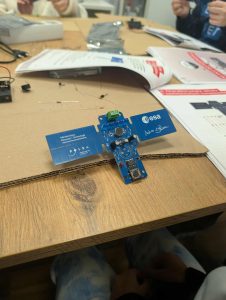 płytka PCB w kształcie międzynarodowej stacji kosmicznej