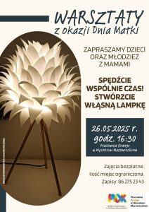 warsztaty lampki - plakat