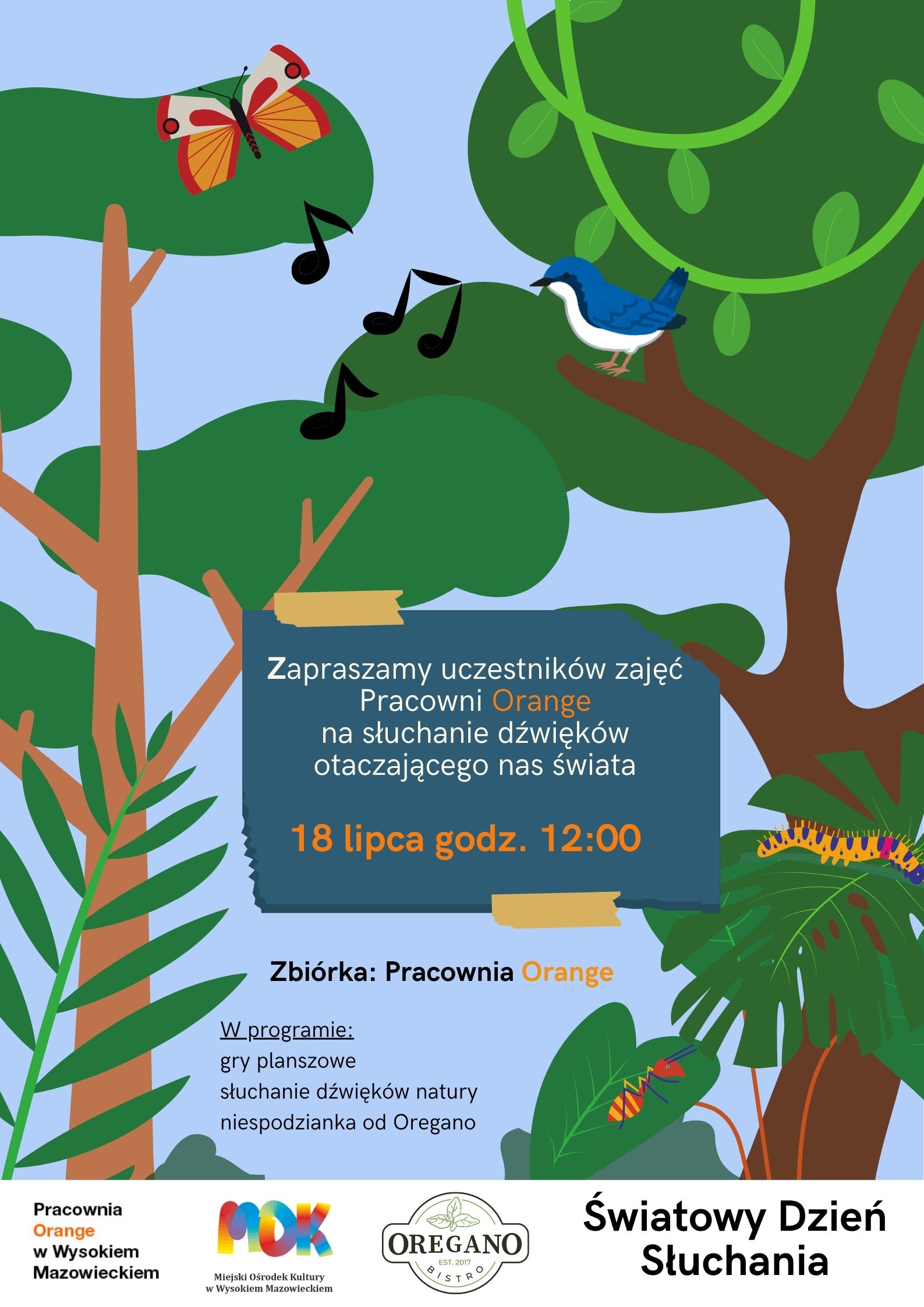 Plakat promocyjny - Światowy Dzień Słuchania