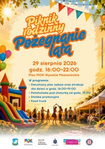 plakat na Piknik Rodzinny