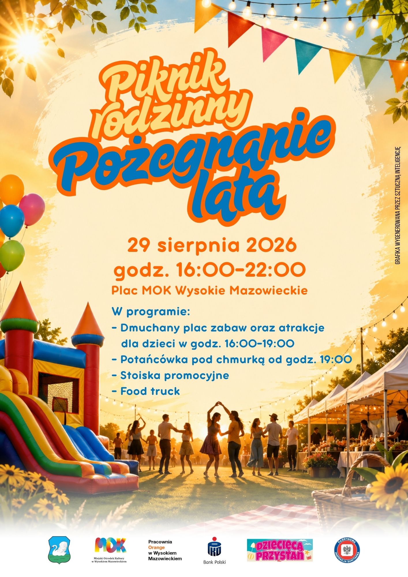 plakat na Piknik Rodzinny
