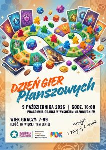 plakat "Dzień Gier Planszowych"