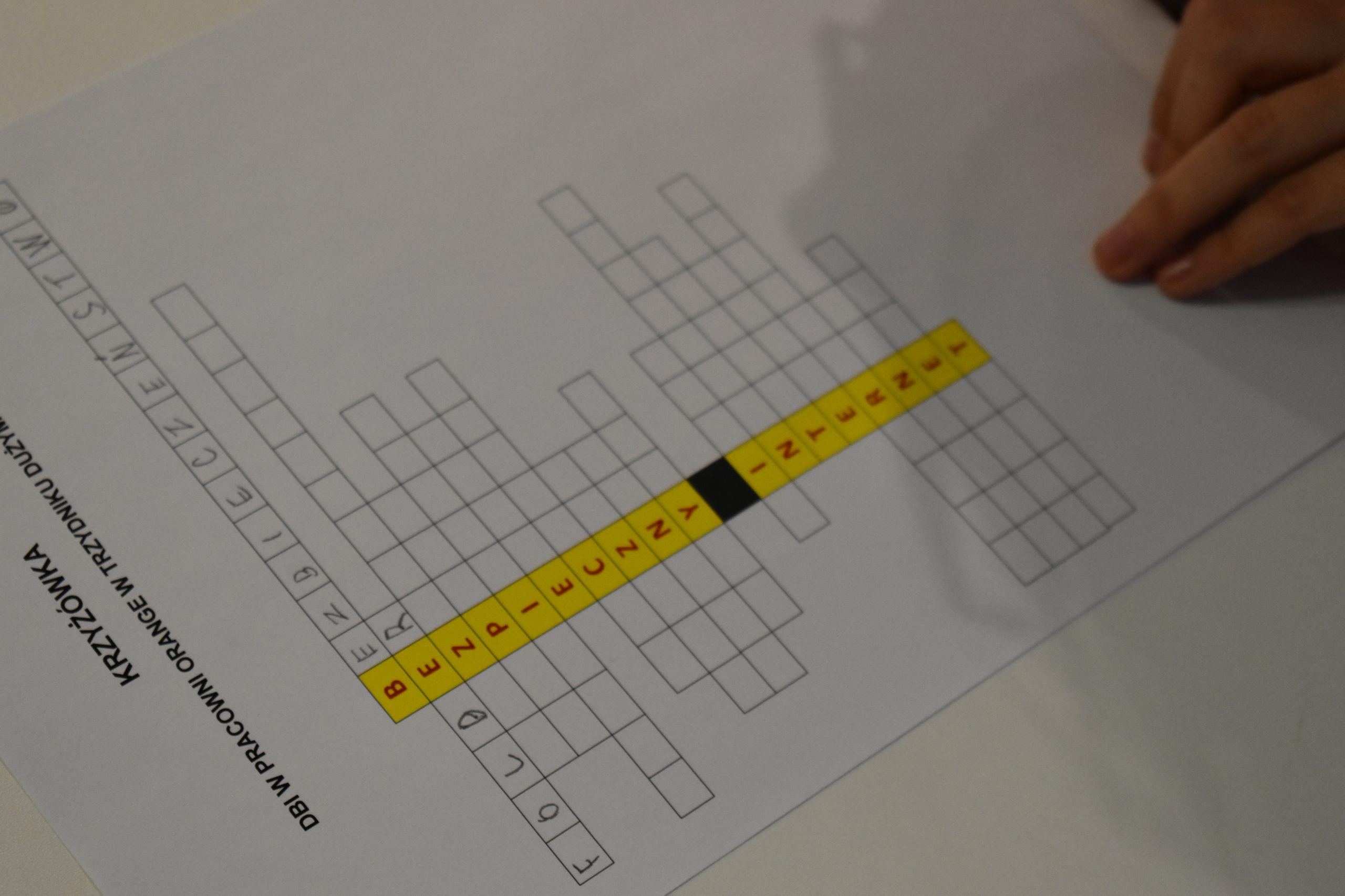 krzyzówka dla dzieci na temat dbi 2026