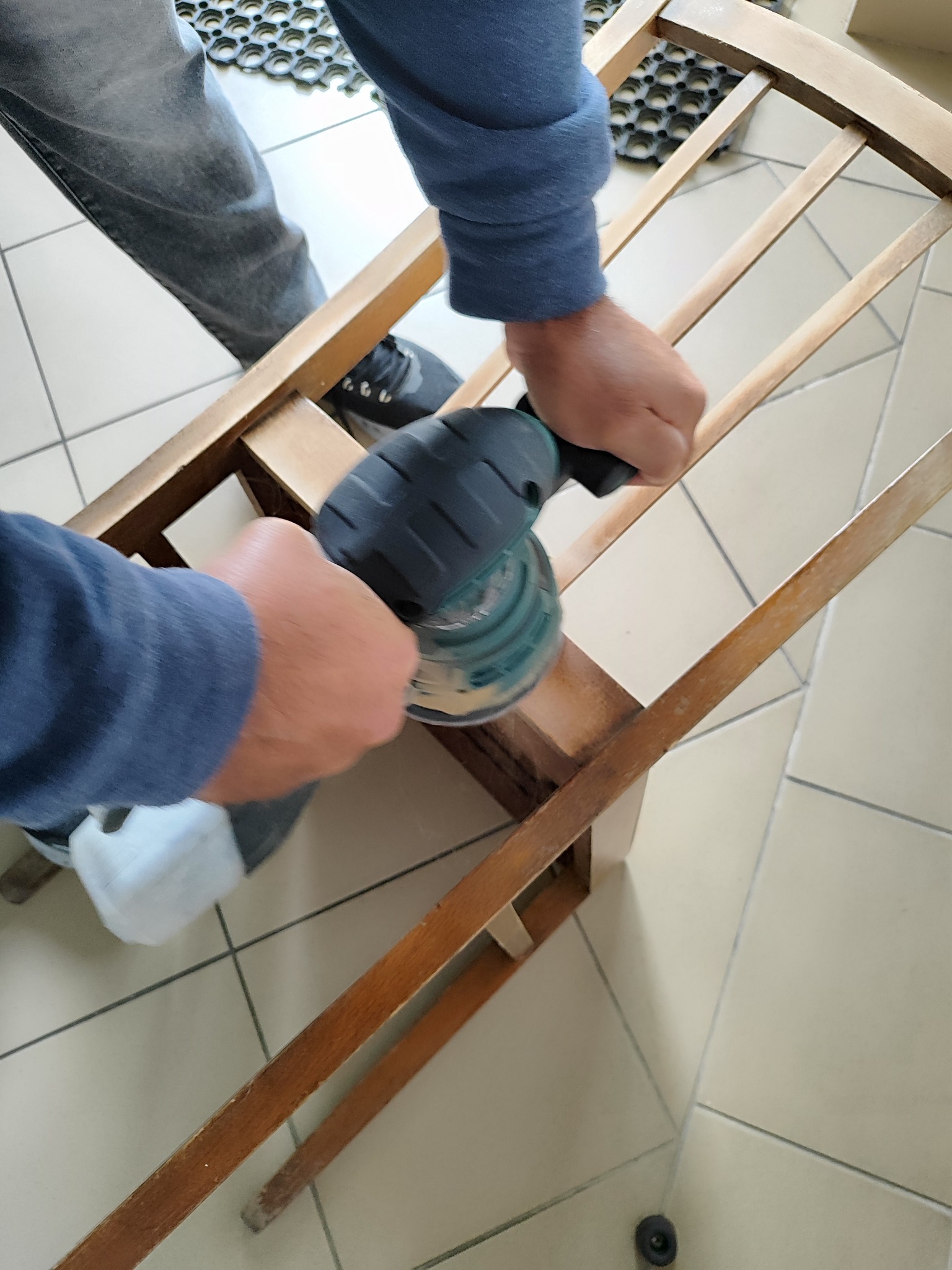 męska dłoń