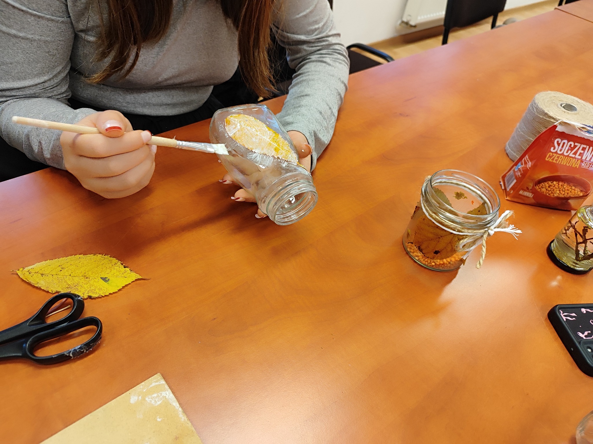 lampion ze słoiczka