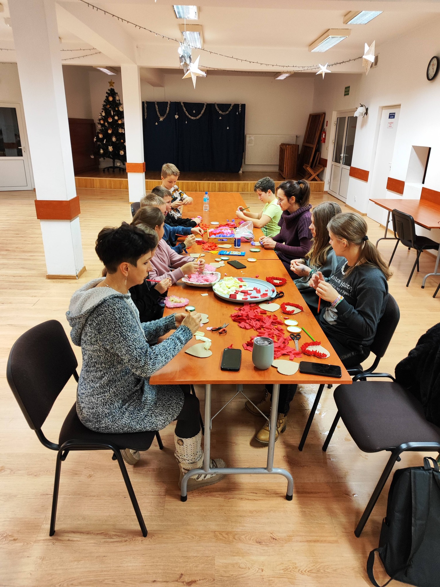 serce z bibuły3D warsztatowa