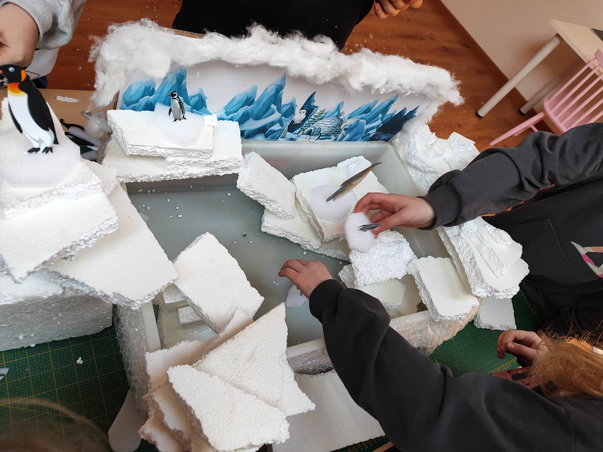 budowa makiety Arktyki