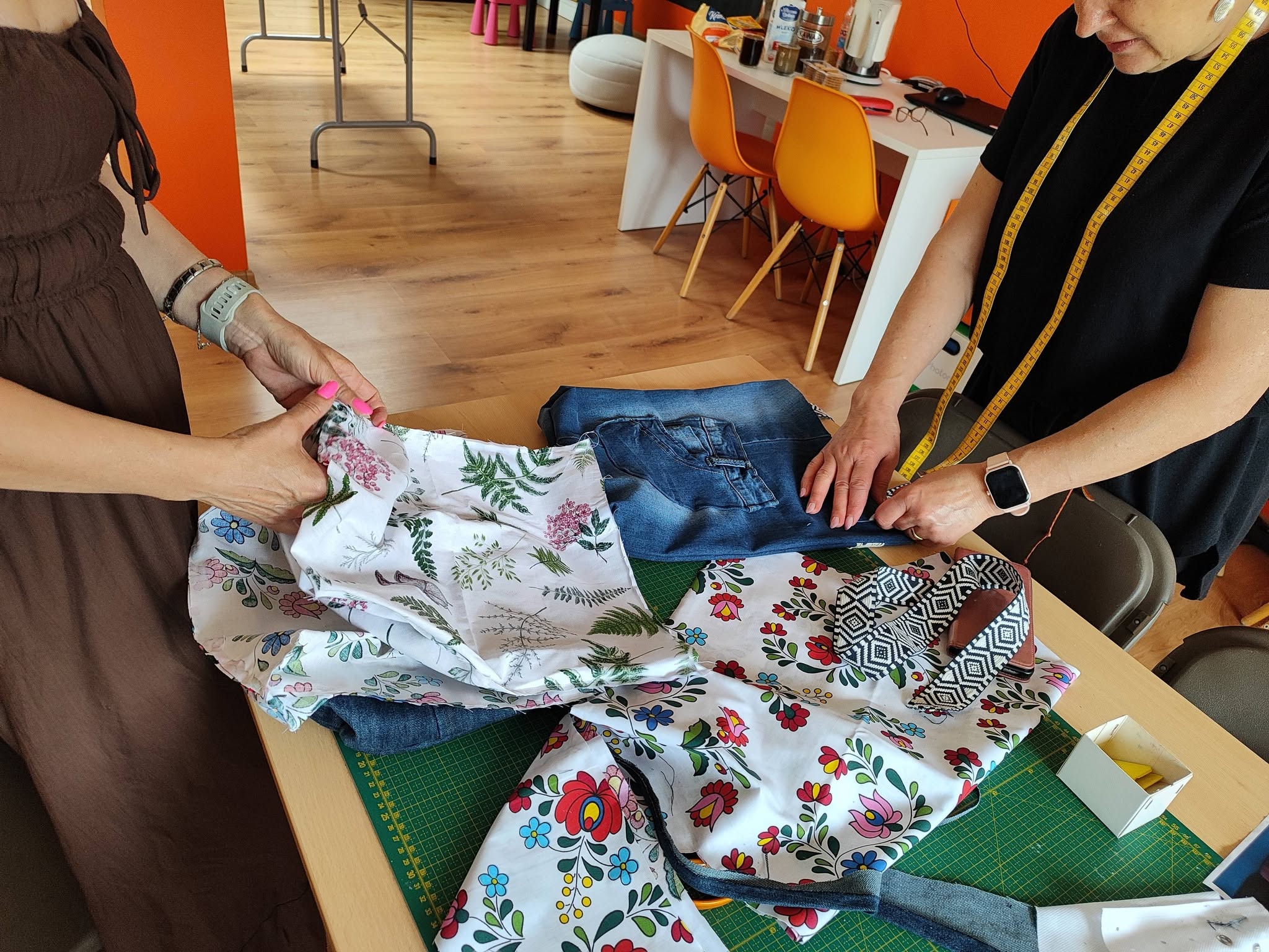 torby jeansowe, patchwork inaczej