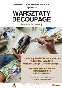 plakat warsztaty