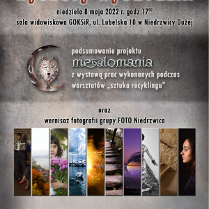 plakat promujący podsumowanie projektu metalomania