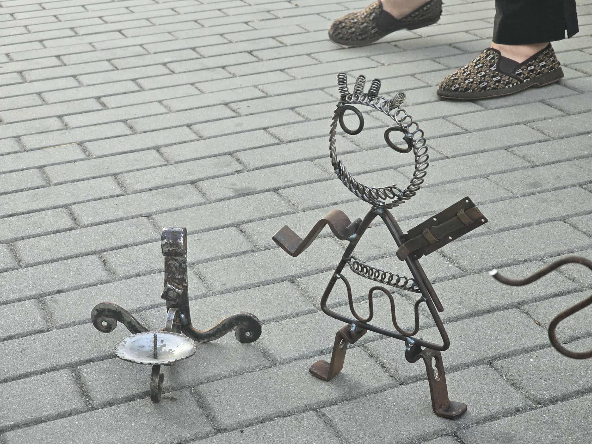 Metalowa konstrukcja człowieka