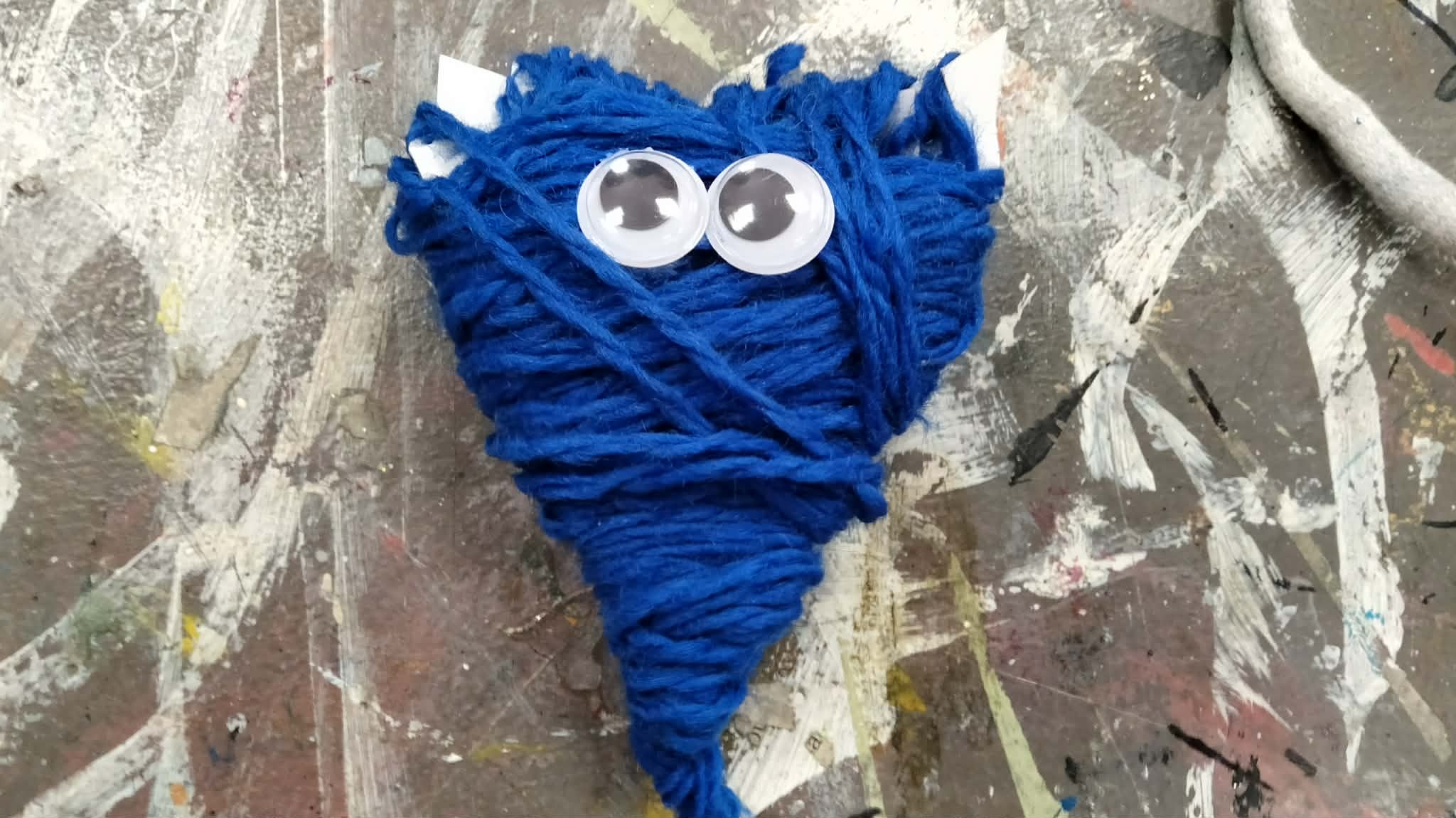 Zwierzątko stworzone podczas warsztatów.