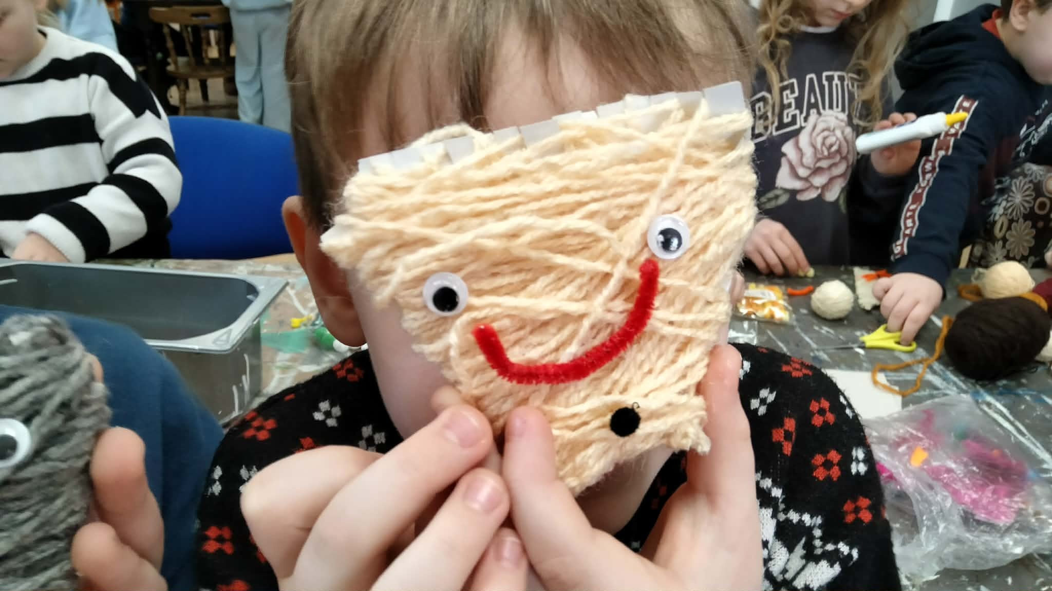 Zwierzątko stworzone podczas warsztatów.