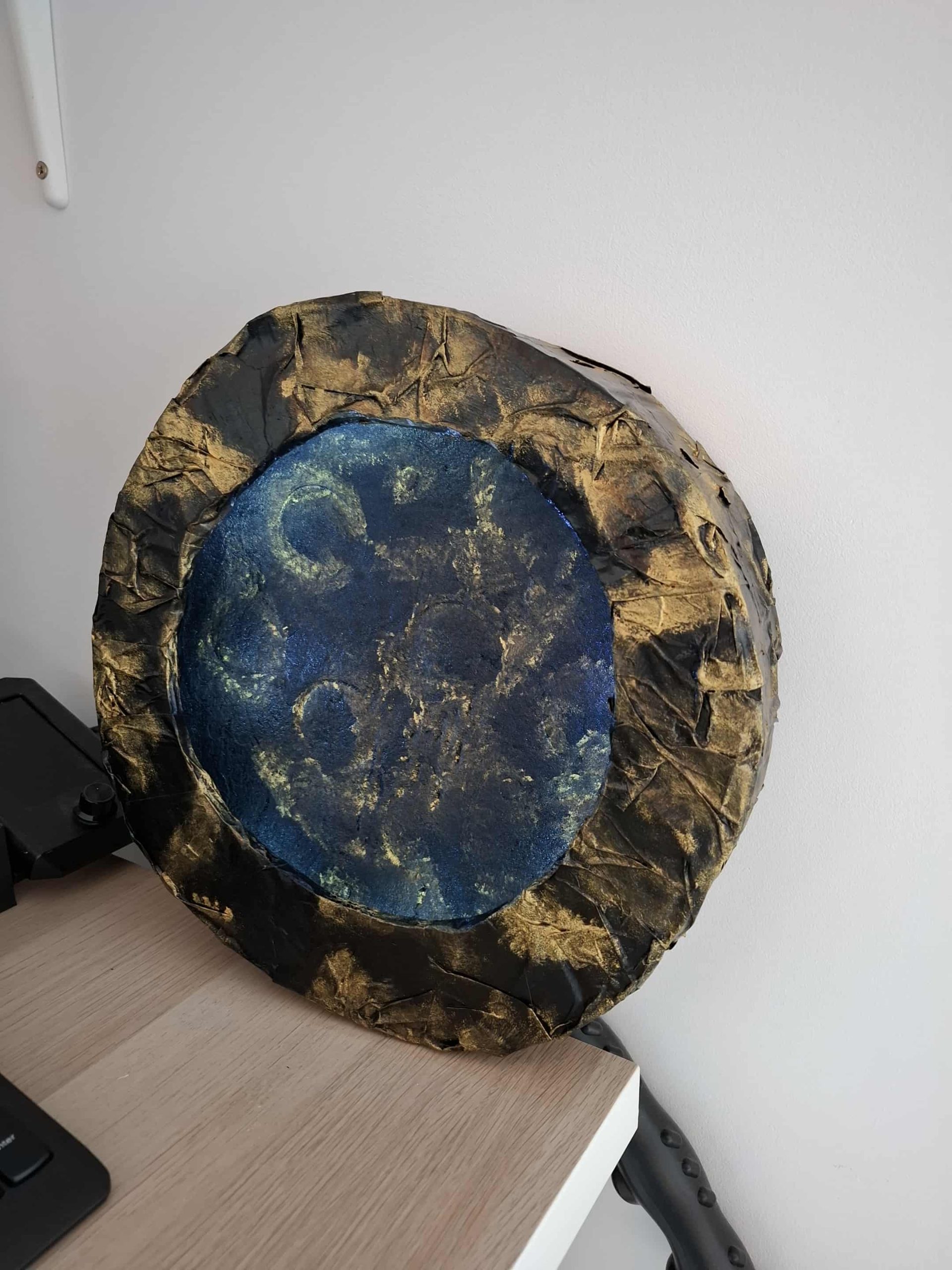 księżyc wykonany na warsztatach