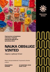 Zaproszenie na warsztaty z obsługi aplikacji Vinted 27.IV.2026