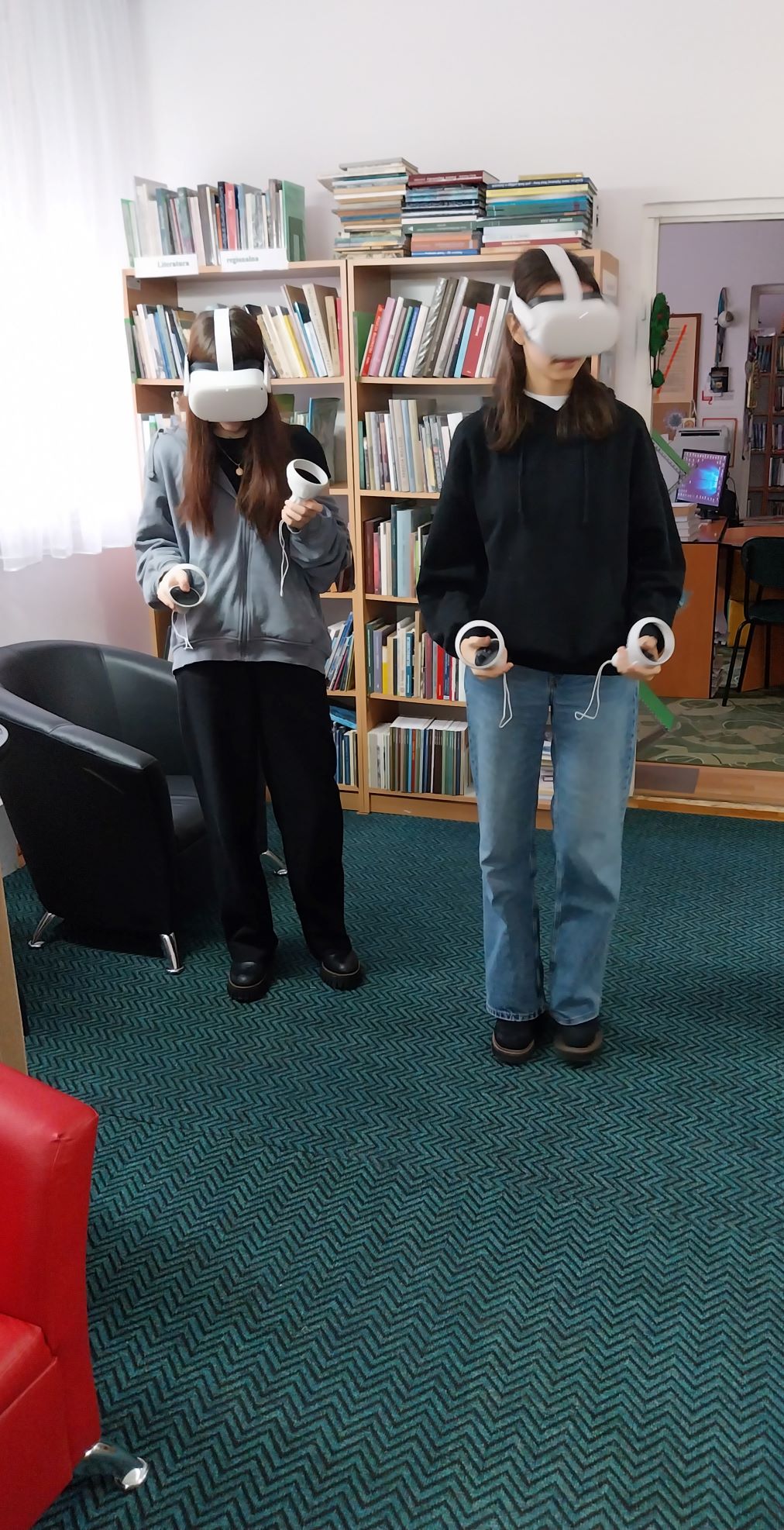 zabawa z goglami VR