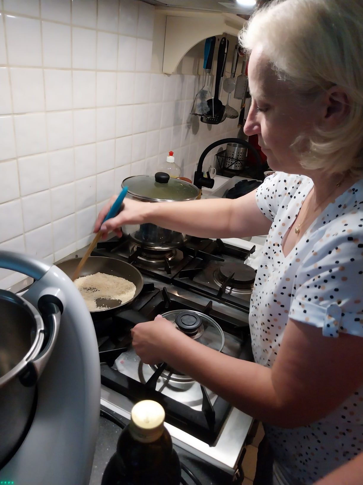 podprażanie sezamu