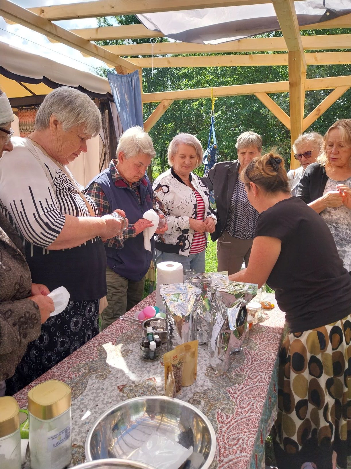 pierwsze próby komponowania własnej soli do kapieli