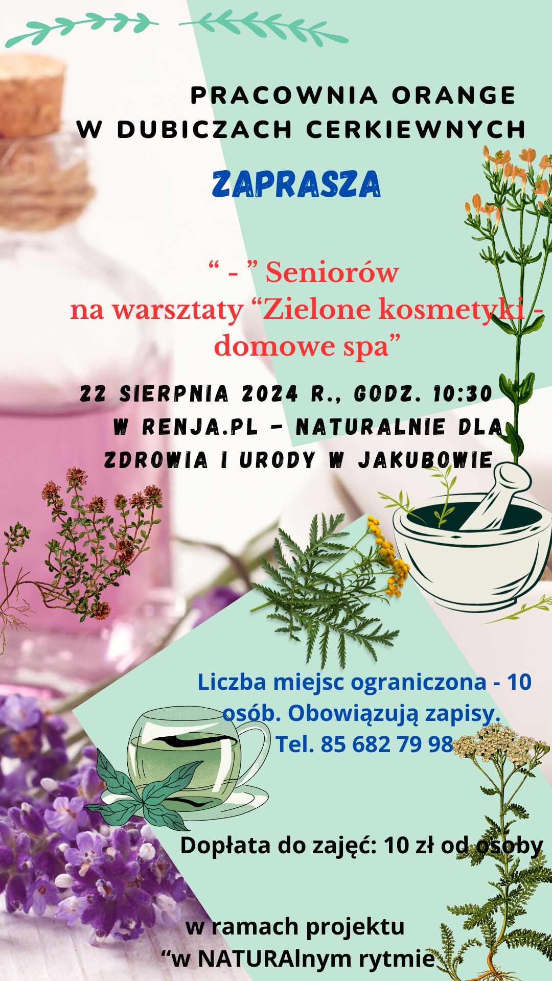 warsztaty Zielone kosmetyki - domowe spa