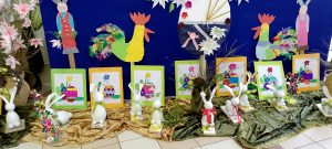 Prezentacja wykonanych ozdób wielkanocnych.